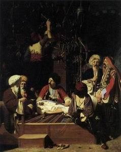 unknow artist Arab or Arabic people and life. Orientalism oil paintings  250